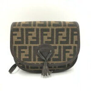 Fendi Zucca canvas shoulder bag